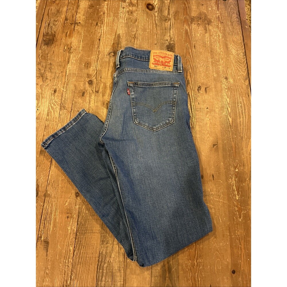 Levis Men's 511 Slim Fit Advanced Stretch Jeans - Begonia Advert 34x32L